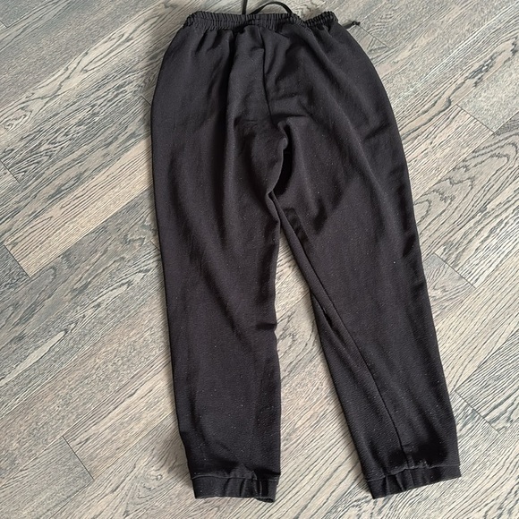 Vintage Black Joggers with White Accents - Picture 9 of 10
